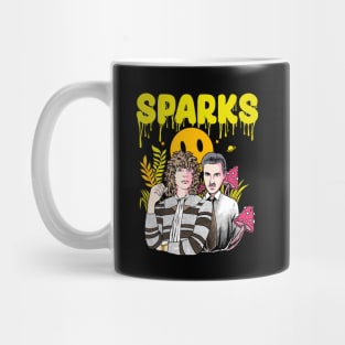 Retro Sparks Band Mug